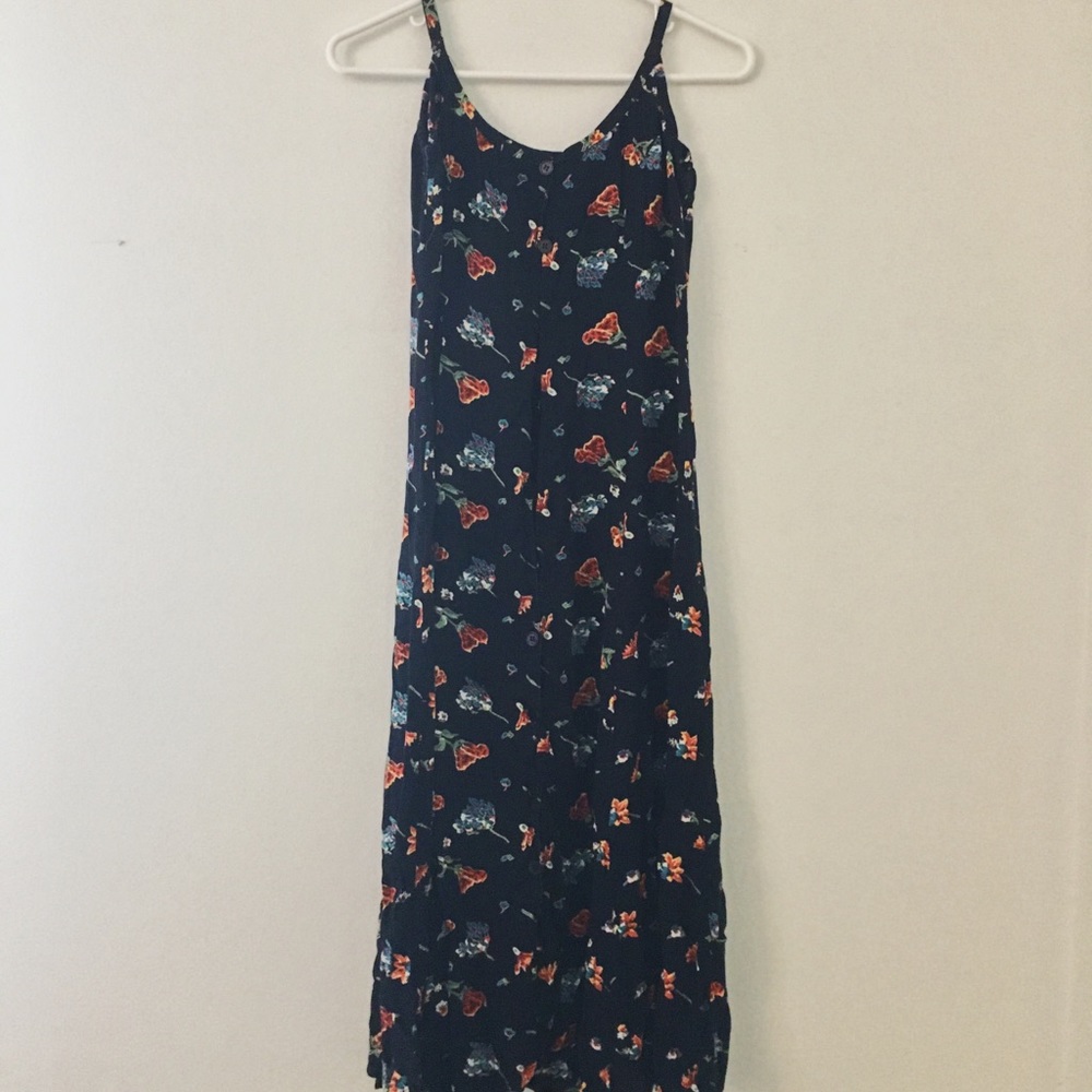 Black Floral Maxi Dress